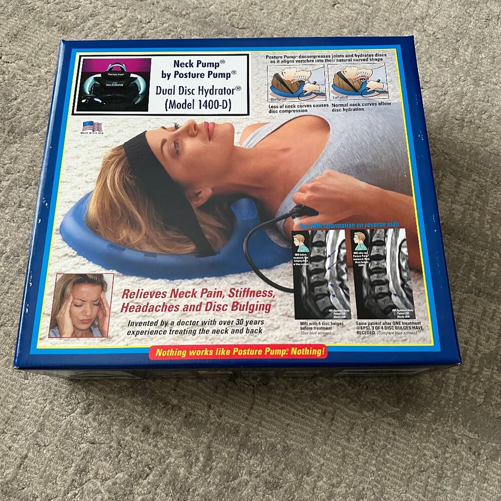 Posture Pump® Dual Disc Hydrator®, Relieves Neck Pain, Model 1400-D